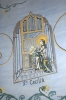 Pintura de Santa Cecilia en la Iglesia de Bordn